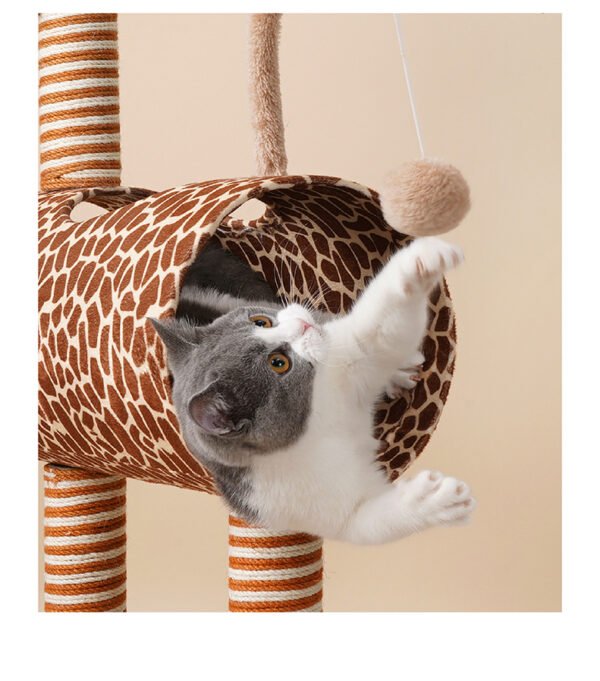 Giraffe Shape Cat CarrierIntegrated Cat Climbing Shelf - Image 2