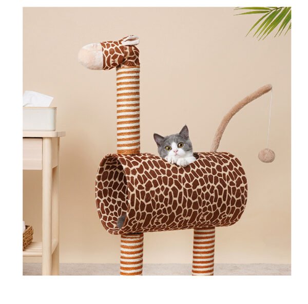 Giraffe Shape Cat CarrierIntegrated Cat Climbing Shelf - Image 3