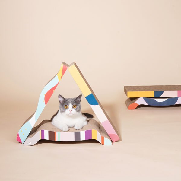 Corrugated Cat Scratching Board Claw Sharpener - Image 4