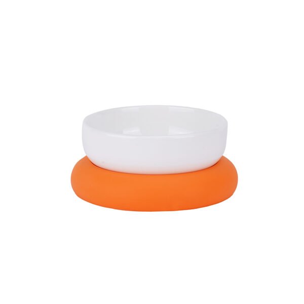 Two-colour ceramic non-slip pet bowl - Image 10
