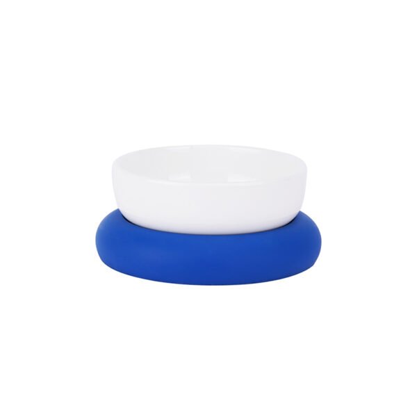 Two-colour ceramic non-slip pet bowl - Image 12